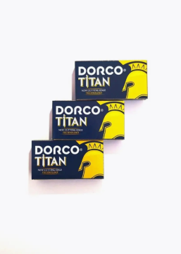 Сменные лезвия Dorco Titan 3 пачки по 10 шт.