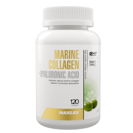 Коллаген Maxler Marine Collagen Hyaluronic Acid Complex 120 softgels