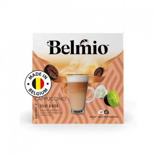 Кофе в капсулах Belmio Cappuccuino (8х8г + 8х17г) стандарт Dolce Gusto 16 капсул