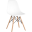 Картинка товара Стул «Stool Group» Eames Simple, 8056PP, белый