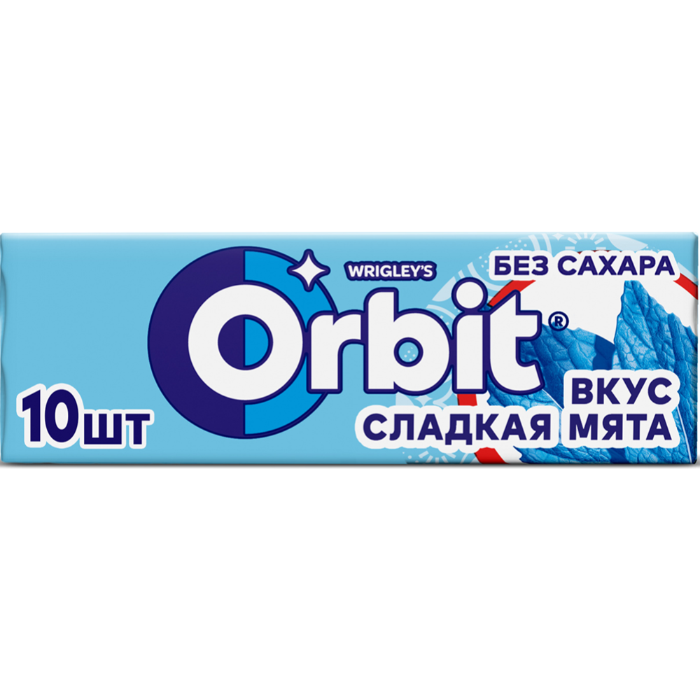 Жевательная резинка «Orbit» сладкая мята, 13.6 г #0
