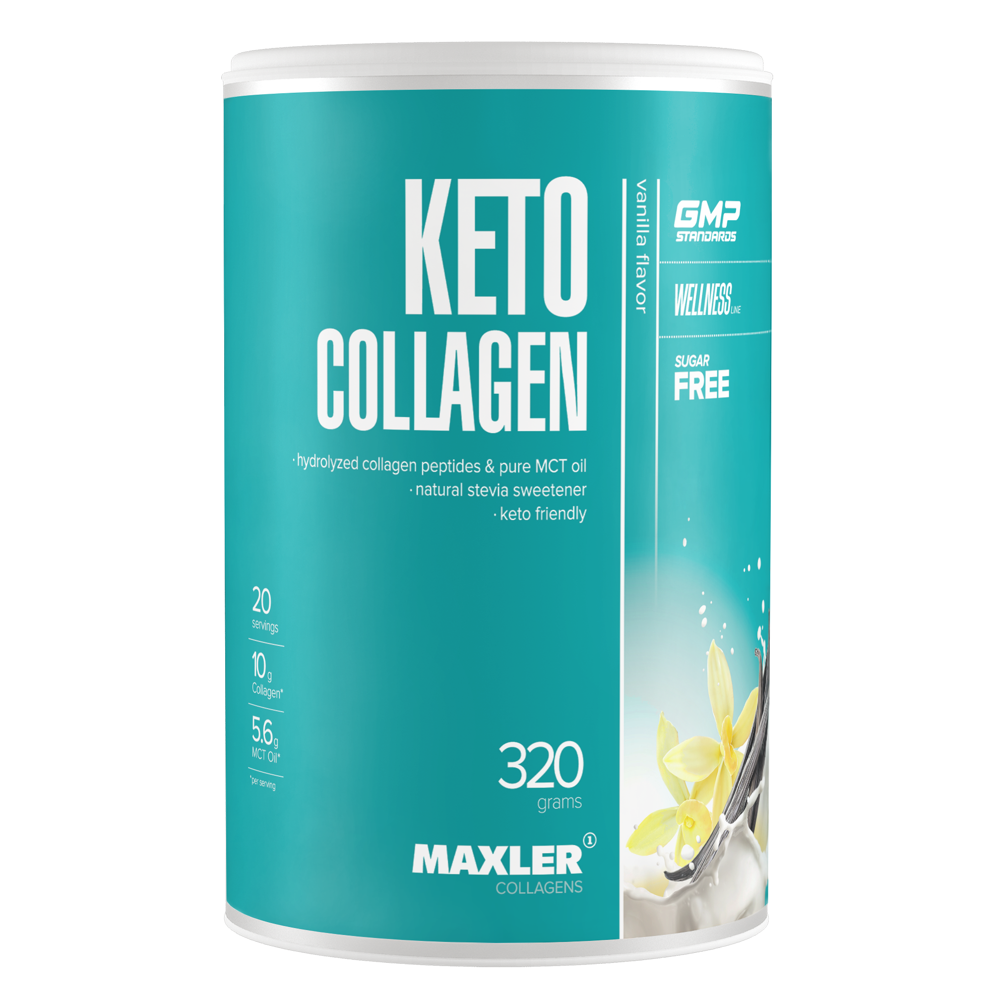 Коллаген Maxler Keto Collagen 320 g - Vanilla