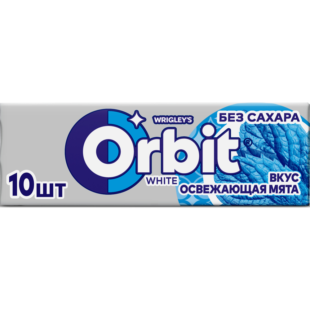 Жевательная резинка «Orbit» White, освежающая мята, 13.6 г #0