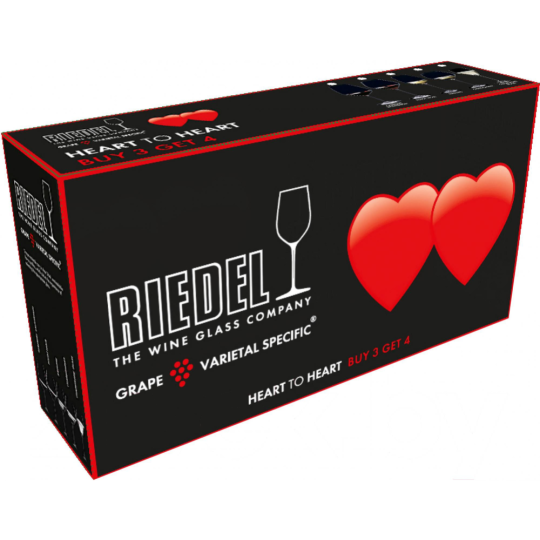 Набор бокалов «Riedel» Heart To Heart, Champagne, 5409/85, 305 мл, 4 шт