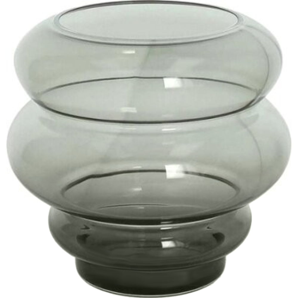 Ваза «Tognana» Glass Design/Atmosphere, GD5VB182240, серый, 19 см