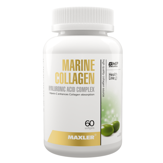 Коллаген Maxler Marine Collagen Hyaluronic Acid Complex 60 softgels