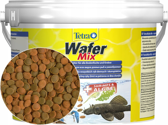 Корм для аквариумных рыб TetraWafer Mix, 3,6 л