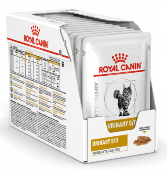 Ветеринарный влажный корм для кошек Royal Canin Urinary Feline S/O, 85 гр х 12 шт