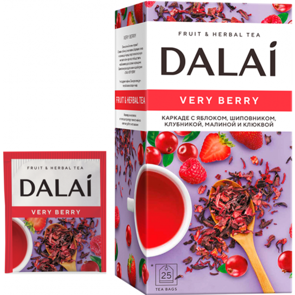 Чай па­ке­ти­ро­ван­ный «Dalai» very berry, 25х2 г