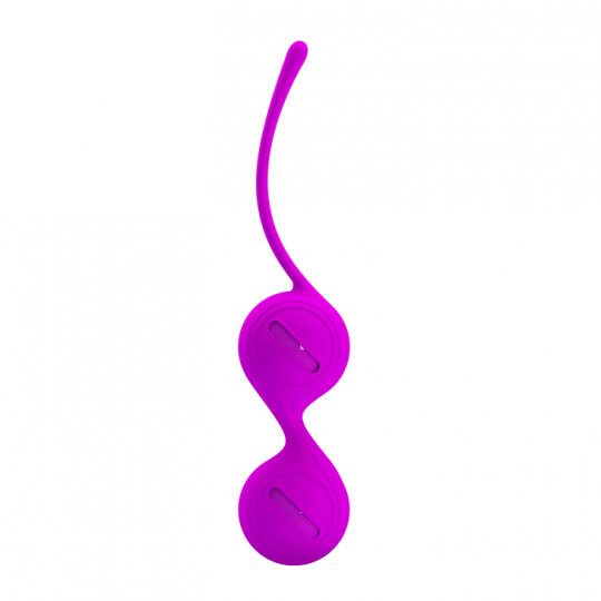 Вагинальные шарики со смещённым центром тяжести Pretty Love Kegel Tighten Up I пурпурные