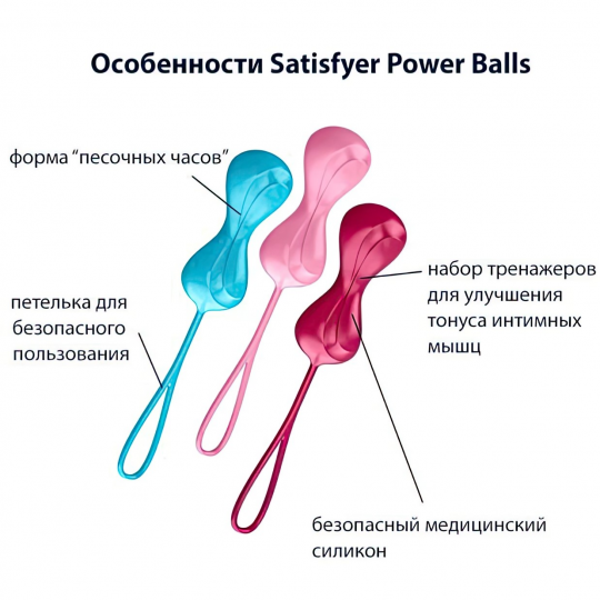 Набор вагинальных шариков Satisfyer Power Balls