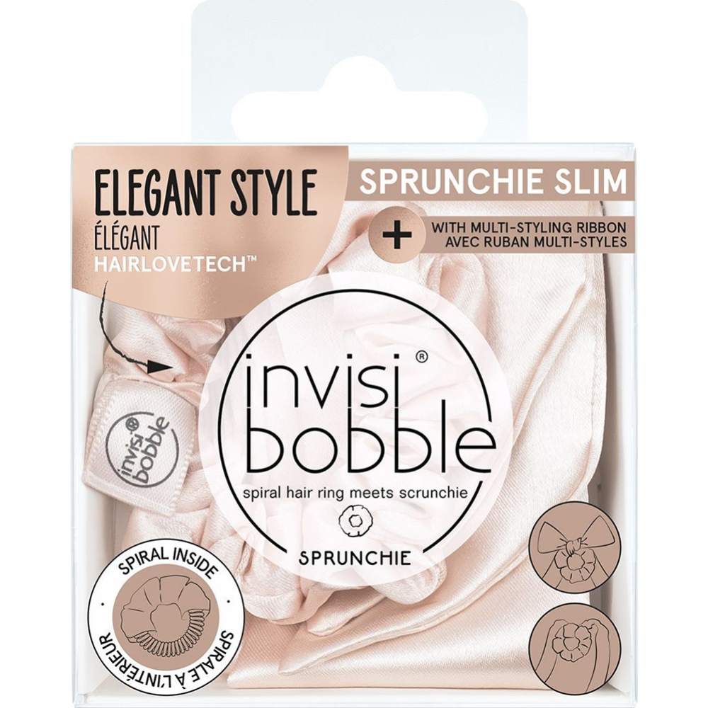 Резинка-браслет для волос «Invisibobble» Sprunchie Slim Ballerina Bow