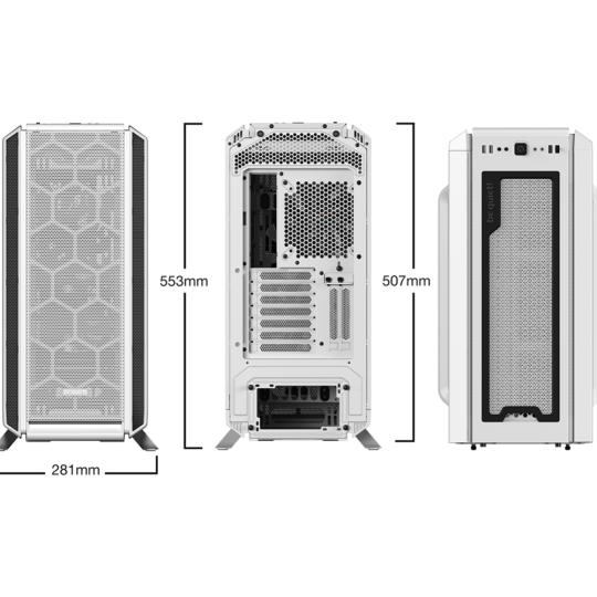 Корпус «Be quiet!» Silent Base 802 Window White EATX, BGW40