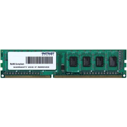 Оперативная память «Patriot» SL DDR3 4GB 1600MHz UDIMM, PSD34G16002