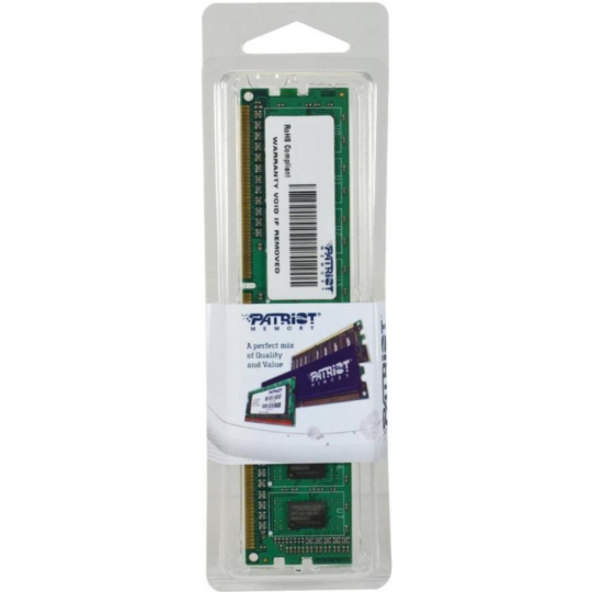 Оперативная память «Patriot» SL DDR3 4GB 1600MHz UDIMM, PSD34G160081