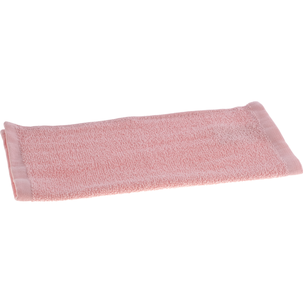 Полотенце «Sofen» махровое, Гладь, светло-розовое, 30х30 см #0