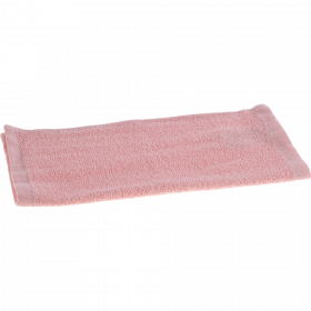 По­ло­тен­це мах­ро­вое «Sofen» Гладь, 30х30 см, светло-ро­зо­вое