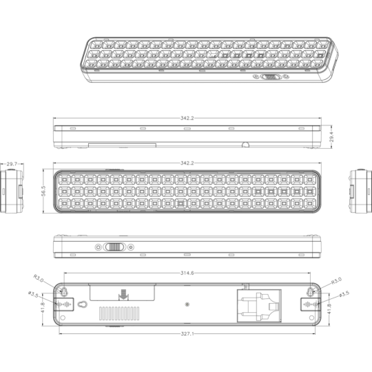 Аварийный светильник «ЭРА» DBA-106-0-20