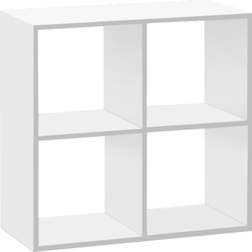 Стеллаж «Артём-Мебель» СН-100.29, белый, 80х80х35 см