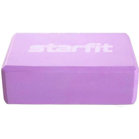 Блок для йоги «Starfit» YB-200, пастельный фиолетовый 