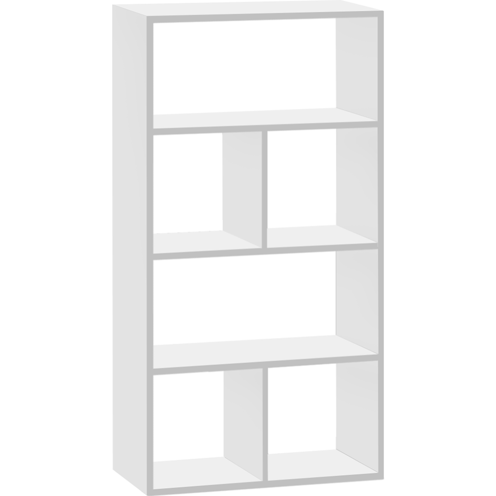 Стеллаж «Артём-Мебель» СН-100.33, белый, 160х80х35 см
