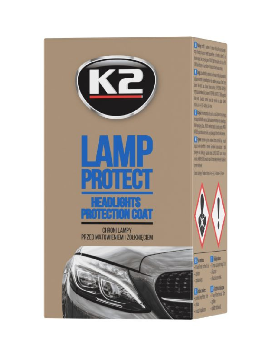 Защитное покрытие для фар после полировки K2 LAMP PROTECT, 10мл