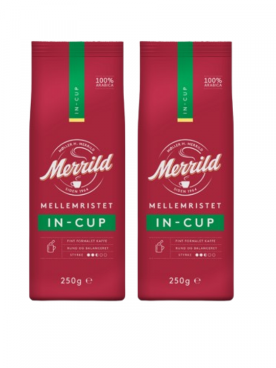 Кофе молотый Merrild In-Cup 250г, 2шт