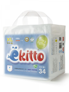 Трусики детские EKITTO ULTRA Light размер «XL» 12-16 кг.