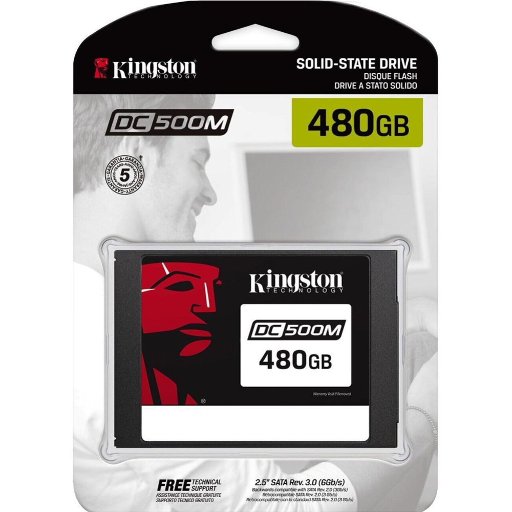 SSD диск «Kingston» DC500M 480GB Enterprise, SEDC500M/480G