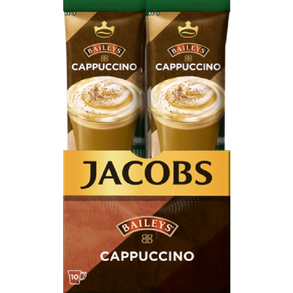 УП.Напиток кофейный «Jacobs» Baileys Cappuccino, 10х15 г