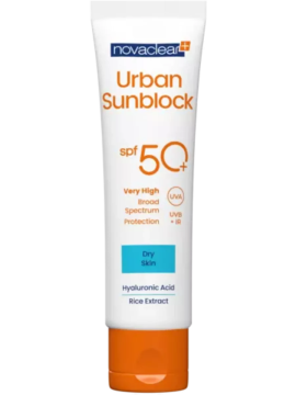 Novaclear Urban Sunblock крем защитный для сухой кожи SPF50+, 40 мл