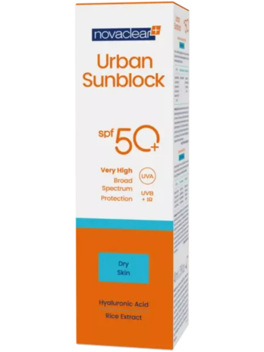 Novaclear Urban Sunblock крем защитный для сухой кожи SPF50+, 40 мл