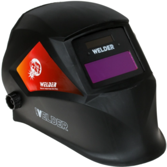 Сварочная маска «Welder» Pro Ф4 СБ Хамелеон, WDP-Ф4-СБ-П, 90x35 мм