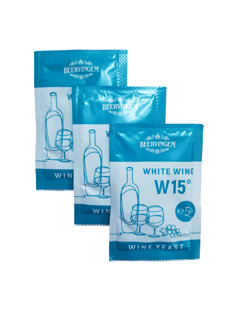 Дрожжи винные  Beervingem "White Wine W15", 5 г (упаковка 3 шт)