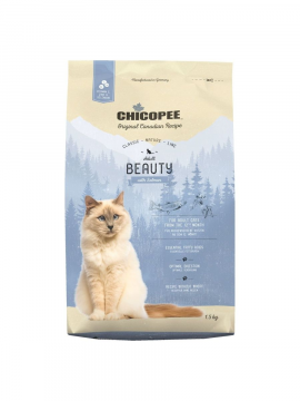 Корм для взрослых кошек Chicopee CNL Beauty (Чикопи Бьюти с лососем) 1,5кг