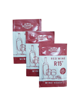 Винные дрожжи Beervingem "Red Wine R15" (упаковка 3 шт.)