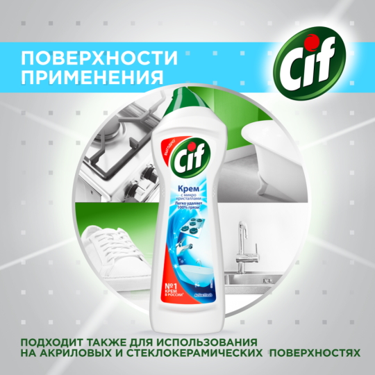 Крем чистящий «Cif» active fresh 250 мл