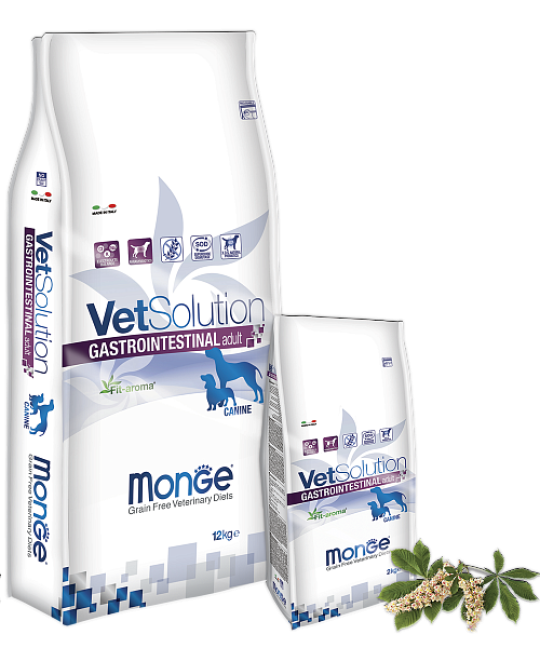 Корм Monge VETSOLUTION GASTROINTESTINAL CANINE ADULT 12кг