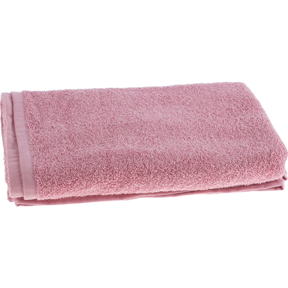 Полотенце «Sofen» махровое, Гладь, розовый, 70х140 см #0