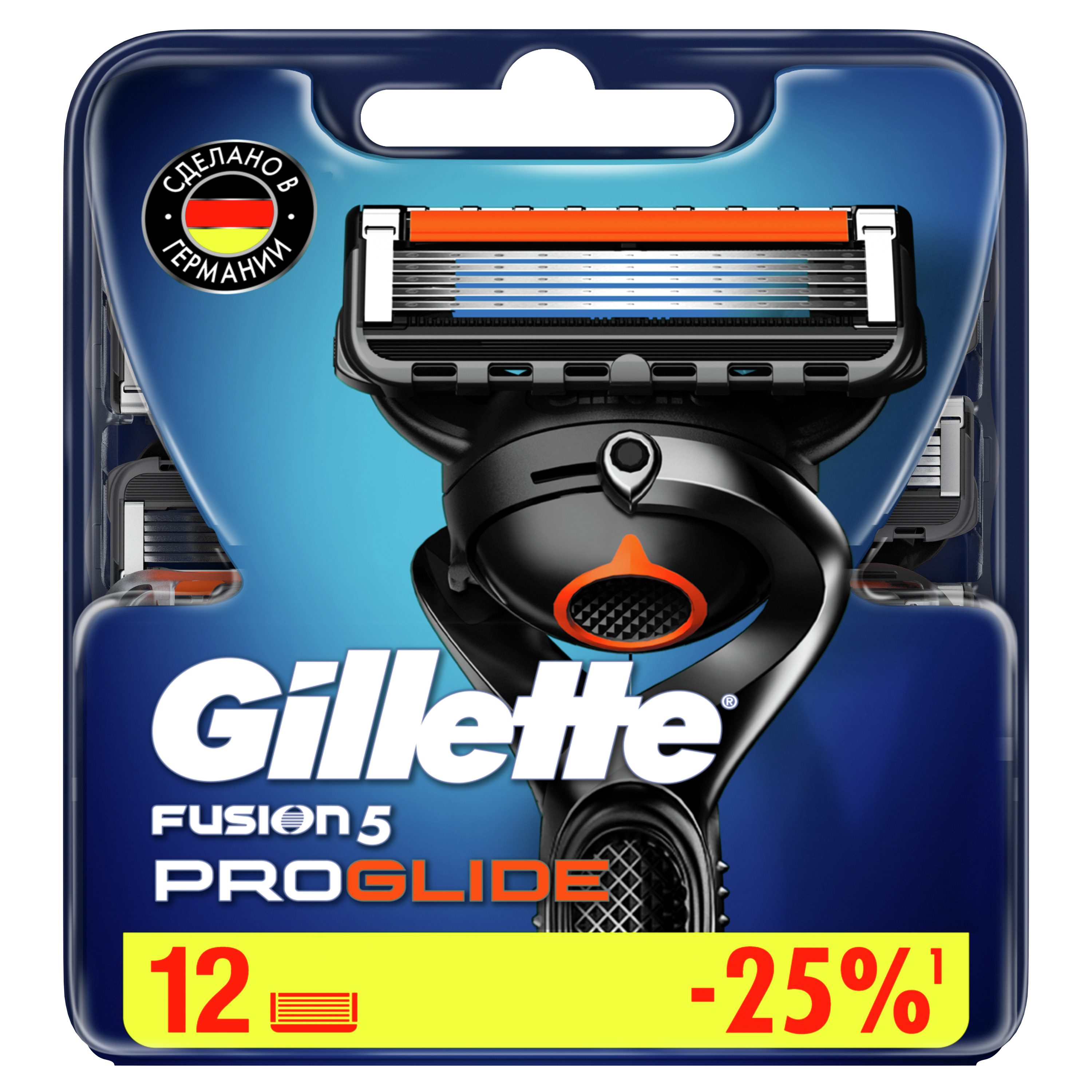 Смен­ные кас­се­ты / лезвия для бритья муж­ские Gillette Fusion 5 Proglide 12 шт.