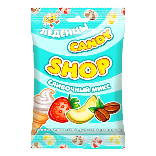 Карамель Молочная CANDYSHOP СЛИВОЧНЫЙ МИКС 80г