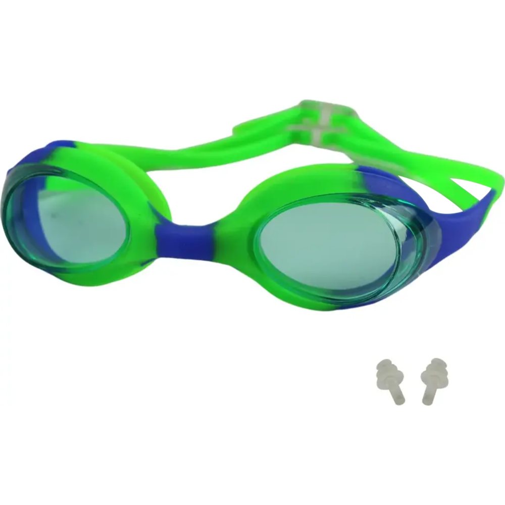 Очки для плавания «Elous» YG-1300, зеленый/синий