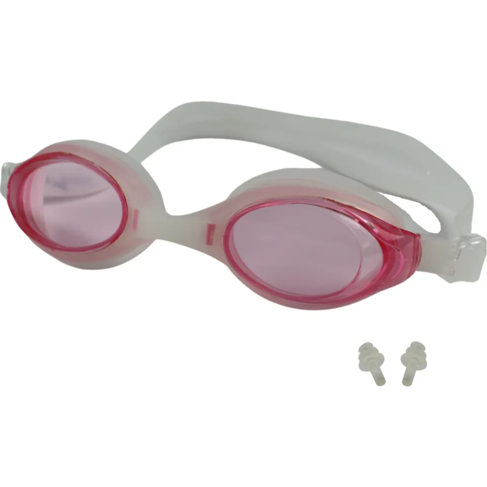 Очки для плавания «Elous» YG-2200, розовый/белый