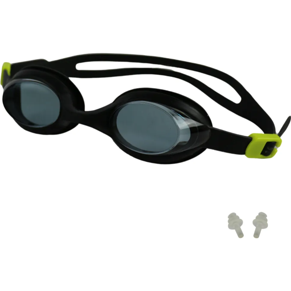 Очки для плавания «Elous» YG-2400, черный/зеленый