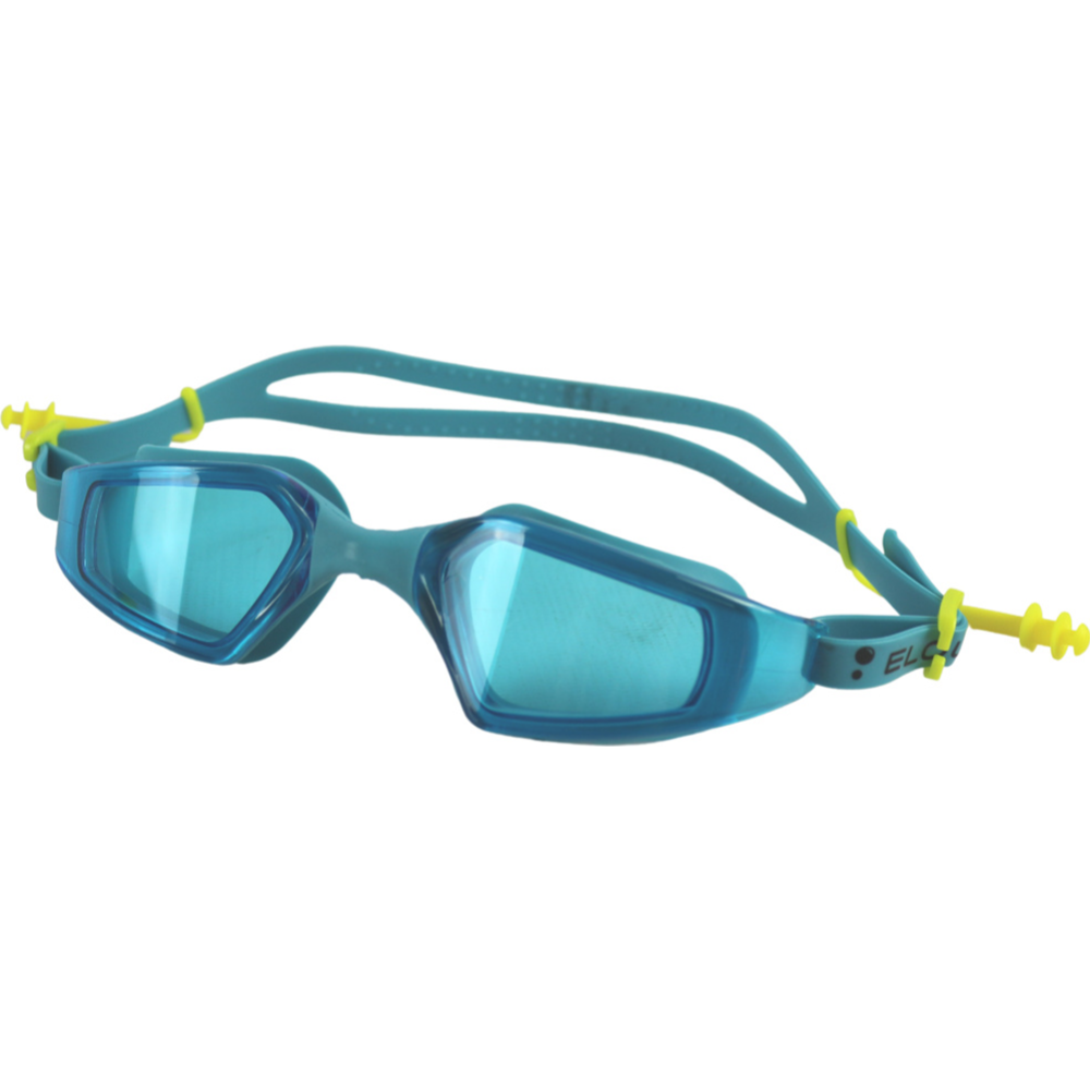 Очки для плавания «Elous» YG-3600, зеленый/голубой