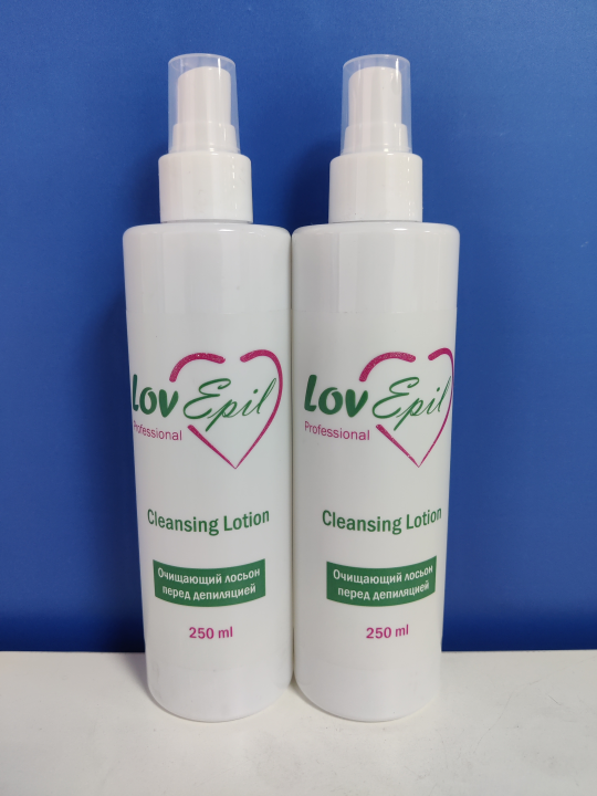 Лосьон очищающий перед депиляцией LovEpil Cleansing Lotion 2 шт. х 250 мл