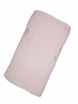 Полотенце махровое E647/50 50х90, TWO DOLPHINS, лицевое, розовый