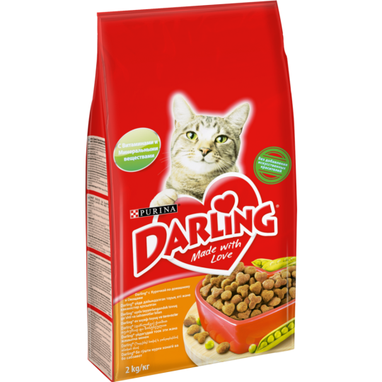 Корм для кошек «Darling» с курочкой по-домашнему и овощами, 2 кг