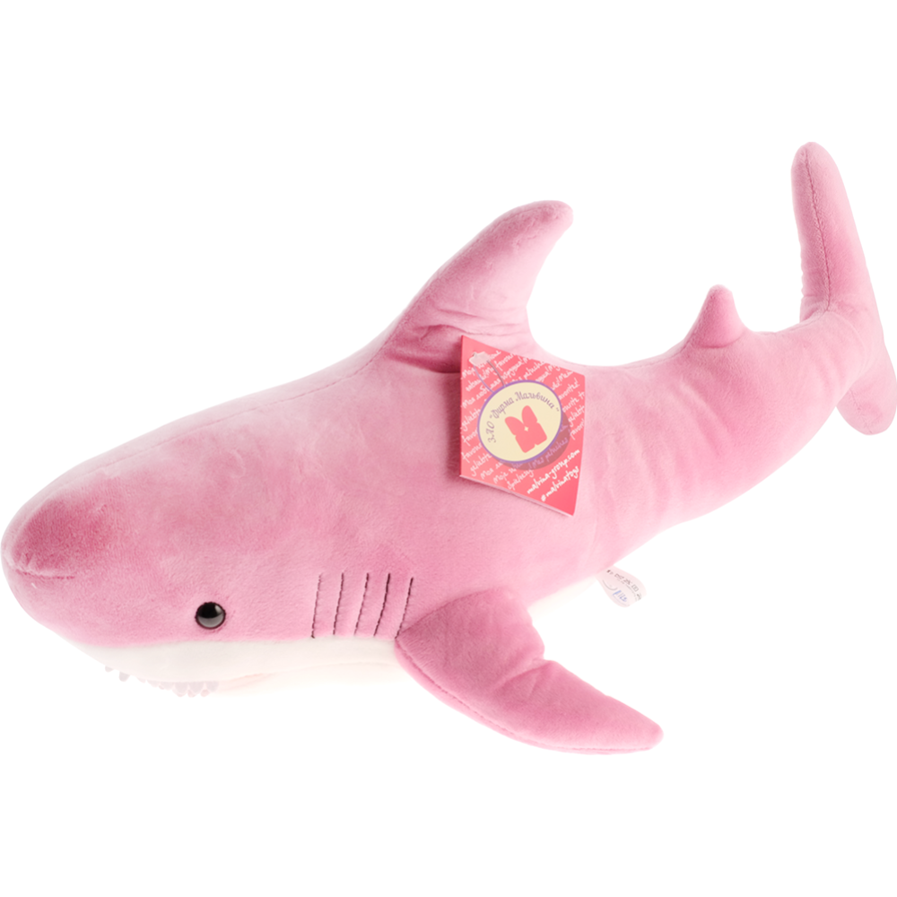 Игрушка мягкая «Акулина малая» розовая