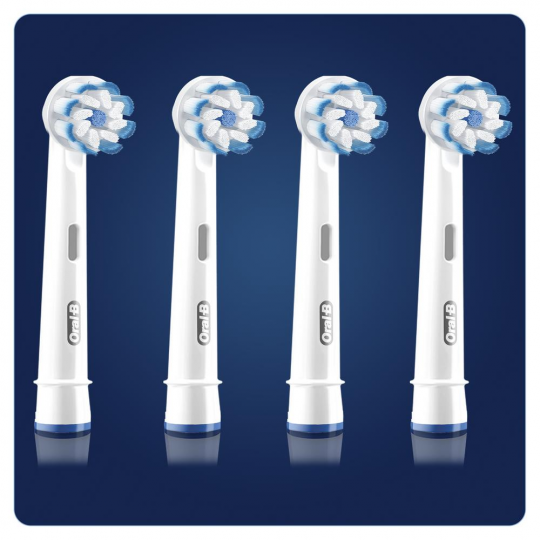 На­сад­ки для элек­три­че­ских зубных щеток Oral-B Braun Sensitive Clean EB60-4 4 шт.